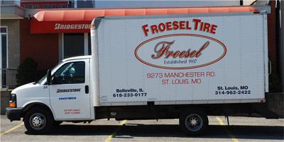 Froesel Tire truck service